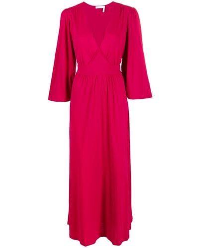 See By Chloé Pleated Maxi Dress - Pink