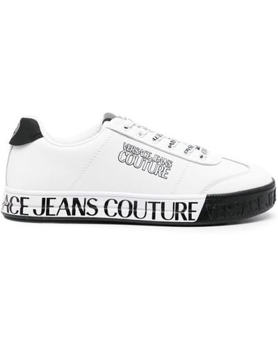Versace Jeans Couture Sneakers Met Logoprint - Wit