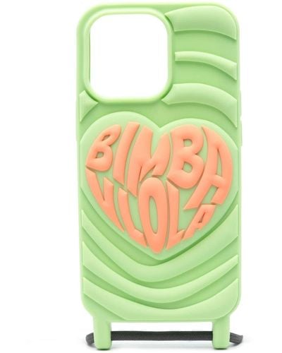 Bimba Y Lola Logo-embossed Iphone 13 Pro Case - Green