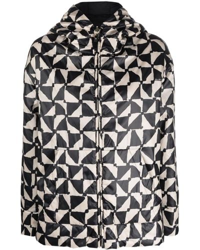 Max Mara Mondrian Reversible Padded Jacket - Black
