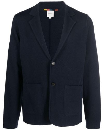 Paul Smith Single-breasted Tailored Blazer - Blue