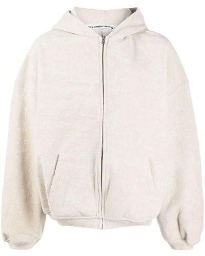 Alexander Wang Flocked Velvet Jacket - Natural