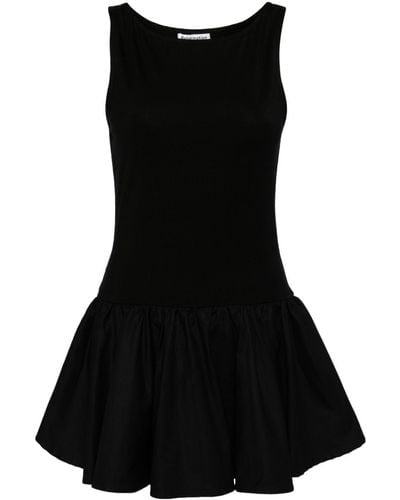 Reformation Defina Knitted Mini Dress - Black