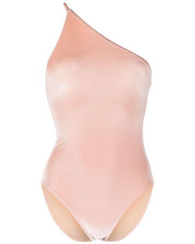 Filippa K Asymmetrischer Badeanzug - Pink