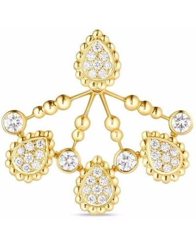 Boucheron 18kt Yellow Gold Serpent Bohéme Diamond Earring - Metallic