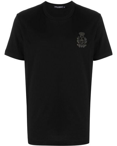 Dolce & Gabbana ドルチェ&ガッバーナ ロゴ Tシャツ - ブラック
