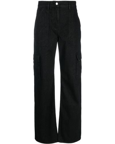IRO Tiam Jeans mit hohem Bund - Schwarz