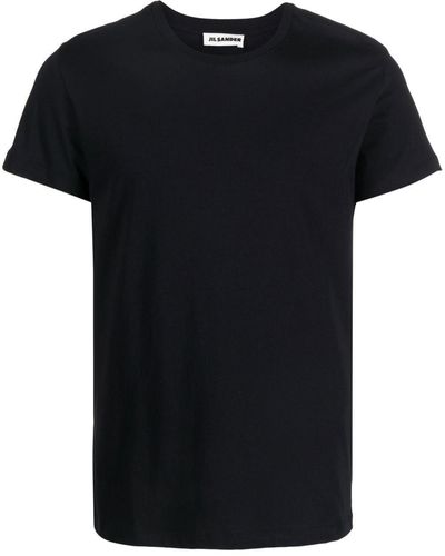 Jil Sander T-shirt con maniche corte - Nero