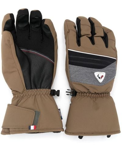 Rossignol Logo-patch Padded Gloves - Black