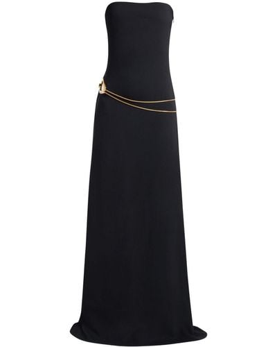 Tom Ford Cut-out Strapless Gown - Black