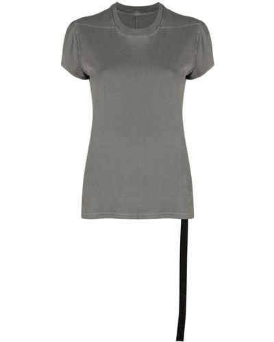 Rick Owens T-shirt Small Level en coton - Gris