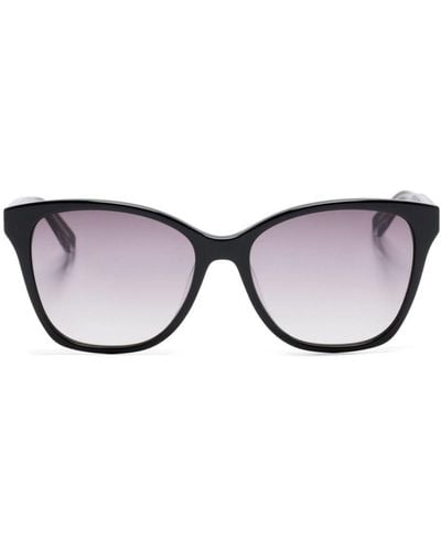 Calvin Klein Sonnenbrille mit eckigem Gestell - Braun