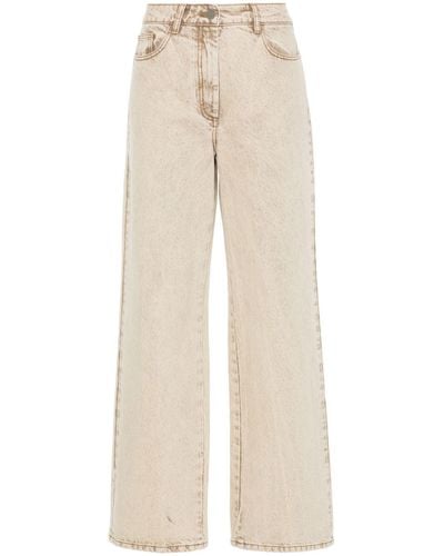 Remain Special Yoke Straight-leg Jeans - Natural