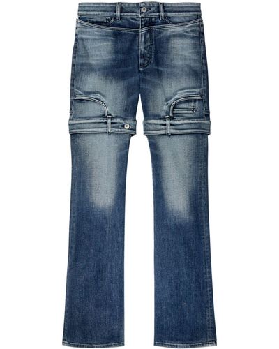Off-White c/o Virgil Abloh Ausgestellte Upside Down Jeans - Blau