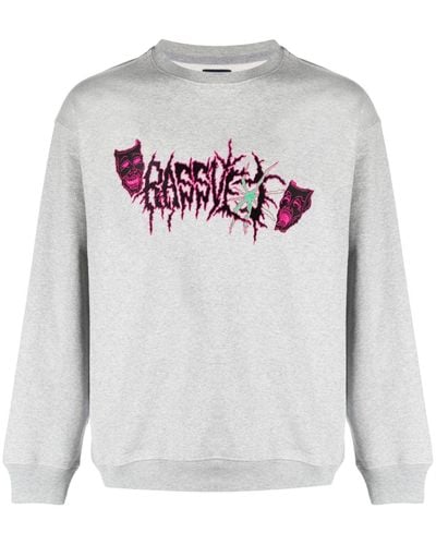 Rassvet (PACCBET) Sweat en coton à imprimé graphique - Gris