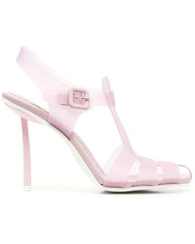 Le Silla 105mm Transparent-design Heels - Pink
