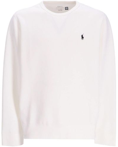 Polo Ralph Lauren Sweatshirt mit Polo Pony-Stickerei - Weiß