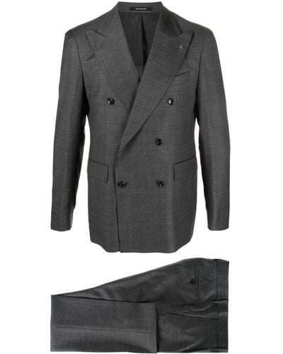 Tagliatore Virgin Wool-blend Suit - Grey