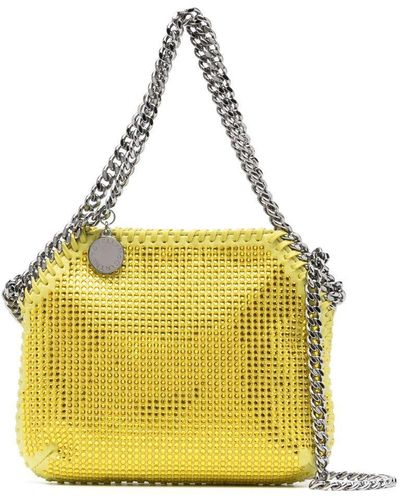 Stella McCartney Chain-link Detail Crossbody Bag - Yellow
