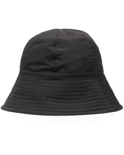 Gucci Logo-plaque Detail Bucket Hat - Black