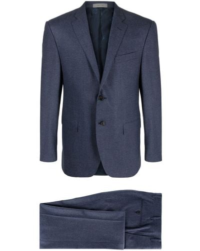 Corneliani Single-breasted Stretch-cashmere Suit - Blue