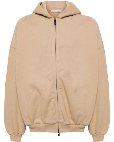 Fear Of God Long-sleeve cotton hoodie - Natur