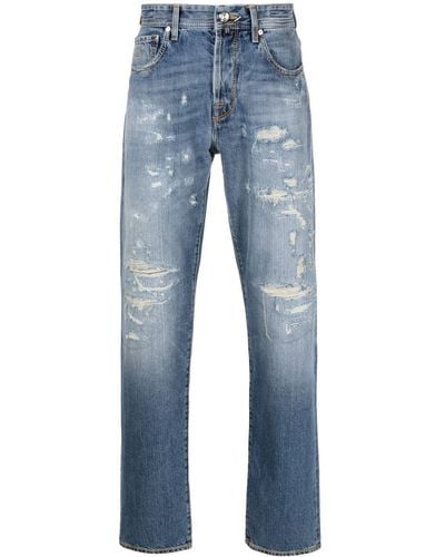 Jacob Cohen Jeans con effetto schiarito Harrison LTD - Blu