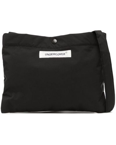 Undercover Logo-patch Shoulder Bag - Black