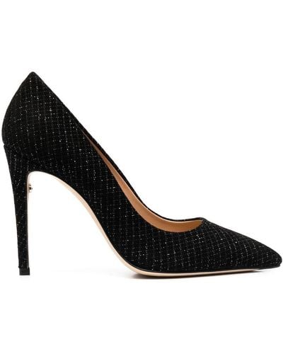 Ferragamo Pointed High-heel Court Shoes - Black