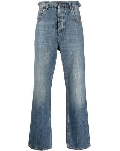 Haikure Straight-leg Cotton Jeans - Blue