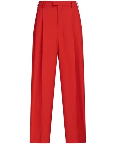 Marni Pantalones de vestir Tropical - Rojo