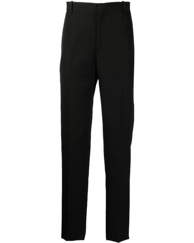 Alexander McQueen Pantalon de costume en laine - Noir