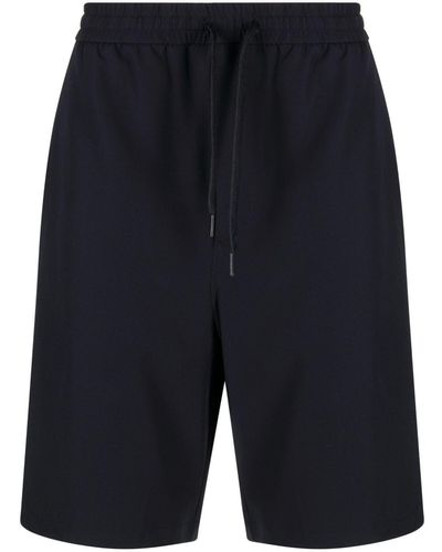 Emporio Armani Pantalones cortos de chándal con cordones - Azul