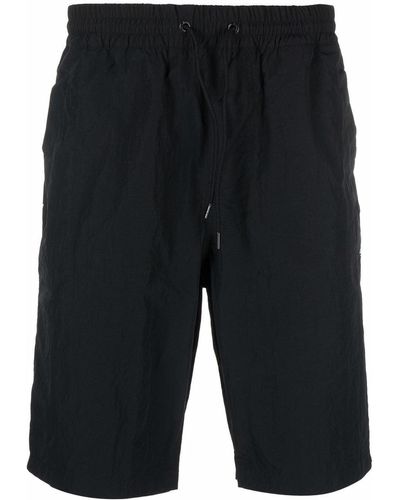 Calvin Klein Logo-tape Bermuda Shorts - Black