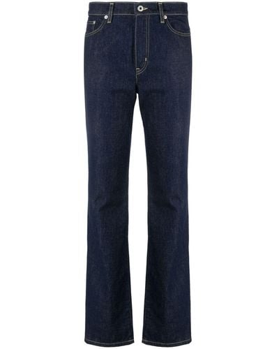 KENZO Asagao Straight-Leg-Jeans - Blau