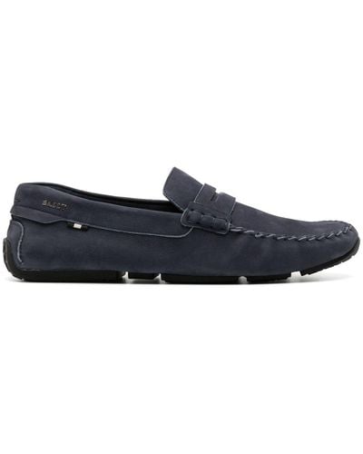 Bally Pier Leather Loafers - Blue