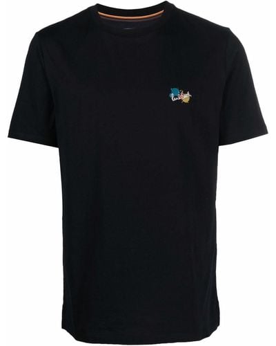 Paul Smith T-shirt à logo brodé - Noir