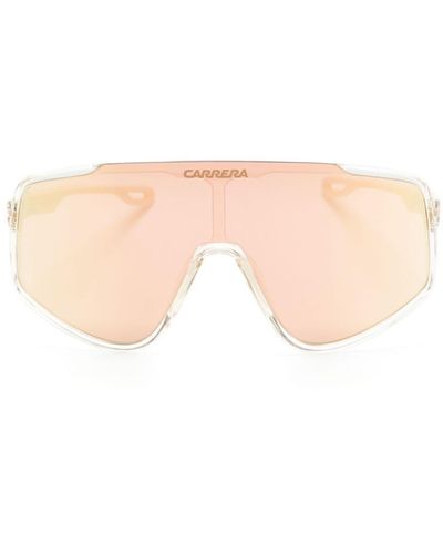 Carrera Lunettes de soleil à monture couvrante - Rose