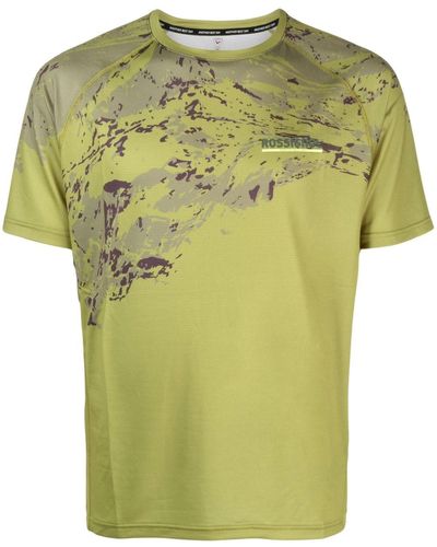 Rossignol Leichtes T-Shirt mit Logo-Print - Grün