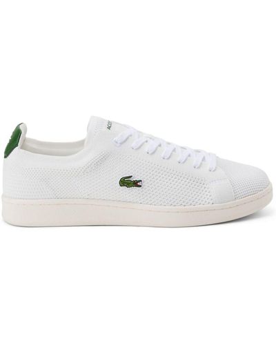 Lacoste Carnaby Piqué Mesh-Sneakers - Weiß