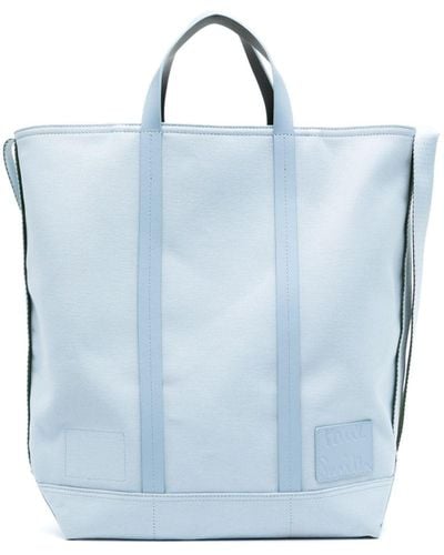Paul Smith Logo-patch Tote Bag - Blue