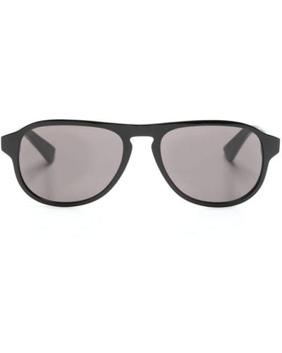 Bottega Veneta Pilot-frame Sunglasses - Grey