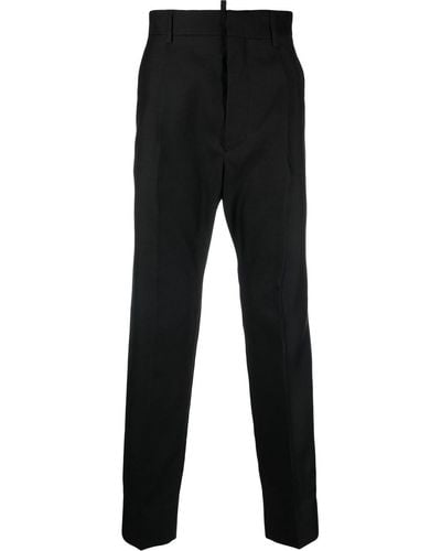 DSquared² Pantalones de vestir con pinzas - Negro