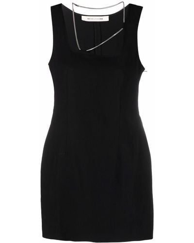 1017 ALYX 9SM Chain-trimmed Mini Dress - Black