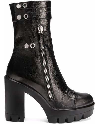 Giuseppe Zanotti Kassy Block-heel Boots - Black