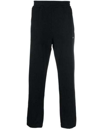 Zegna Logo-print Cotton Track Trousers - Black