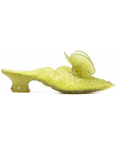 Y. Project X Melissa mules Floral Point - Vert
