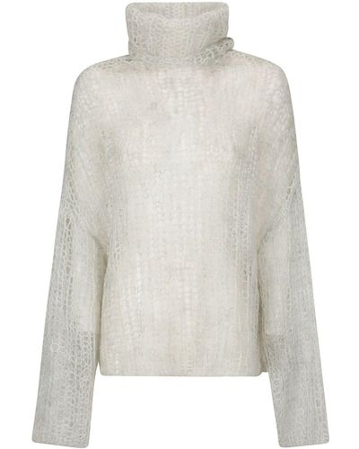 Yohji Yamamoto Wool Coin High Neck Knit Yohji Yamamoto Wool Coin High Neck Knit