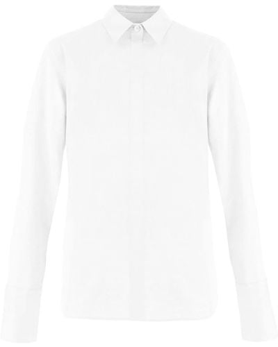 Ferragamo Langärmeliges Hemd - Weiß