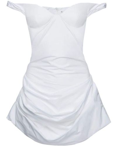 Magda Butrym Draped Minidress - White